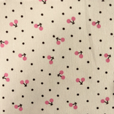 Cherry Spot 52% Cotton 48% Polyester 145cm Wide Digitally Printed Fabric for Crafting, Sewing, Patchwork, Dressmaking